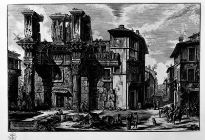 Vue des vestiges du Forum de Nerva - Giovanni Battista Piranesi